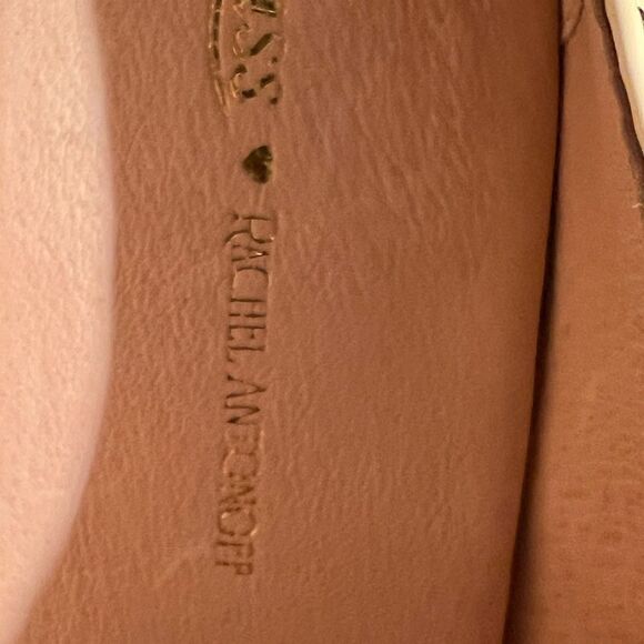 G.H Bass X Rachel Antonhoff Cream & Black Patent Leather Heeled Oxford Shoes - Picture 13 of 13